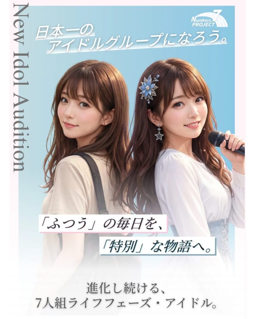 Numbers.7 PROJECT New Idol Audition｜次世代アイドル発掘オーディション