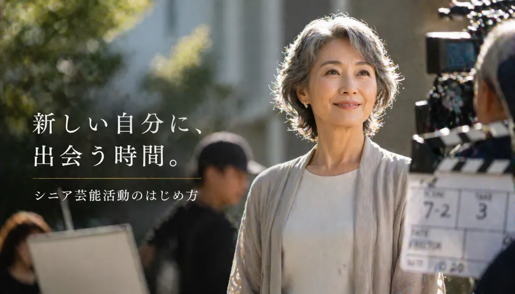 リタイア後に輝く舞台！シニア芸能界への挑戦できるオーディションまとめ