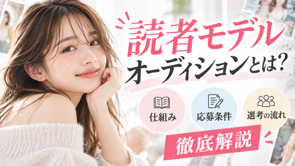 読者モデルオーディションとは？仕組み・応募条件・選考の流れを徹底解説